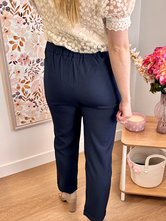 Pantalon Cléa Bleu marine